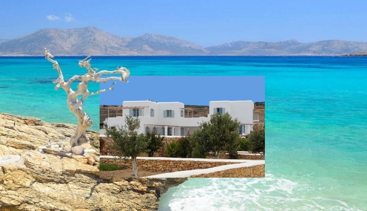 Villa Theia - Selene , Appartement De Charme Pour 4 A 6 Personnes Pres De La Plage Et Du Village De Koufonissi Koufonisia エクステリア 写真